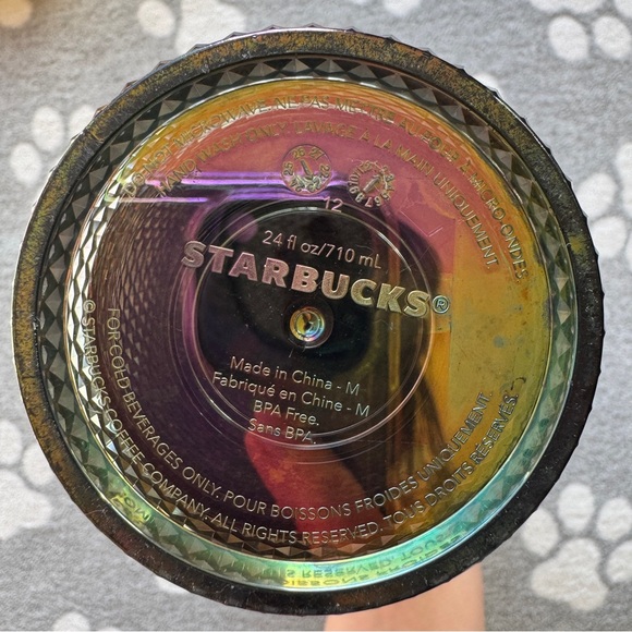 Starbucks Dark Rainbow Studded Tumbler Venti 24 oz - Picture 4 of 5